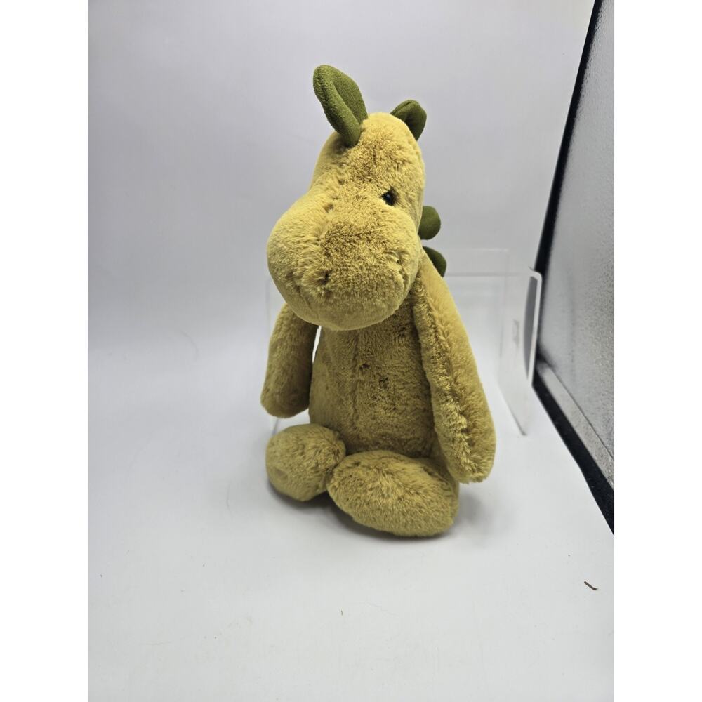 Jellycat Bashful Dino Dinosaur Plush Toy Olive Green Stuffed Animal Soft